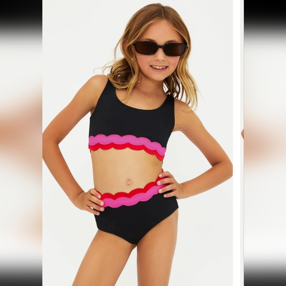 GIRLS BEACH RIOT LITTLE MARIN&HARRIET SET ELECTRIC WAVE  /SIZE:9/10